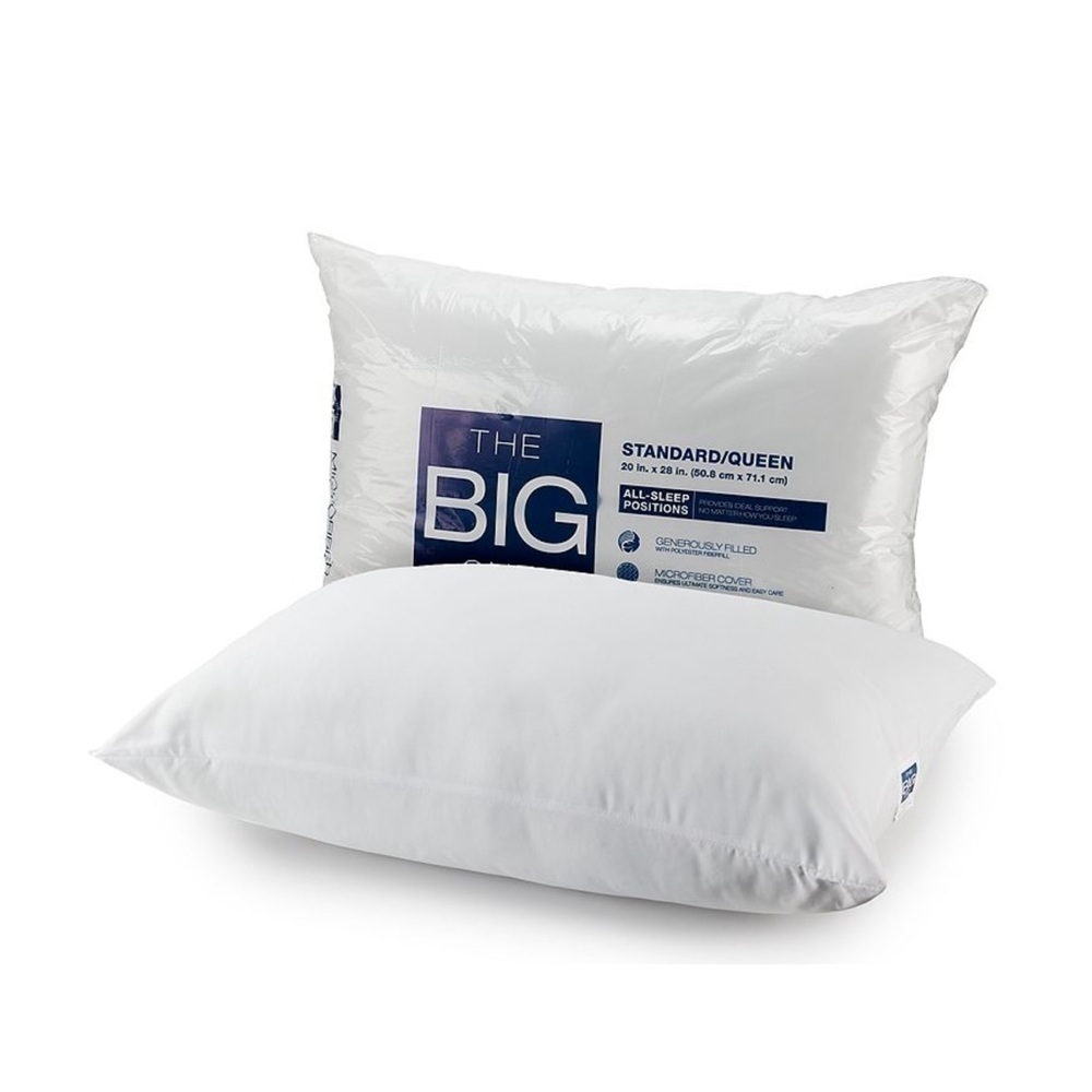 The Big One Microfiber White Pillow NWT